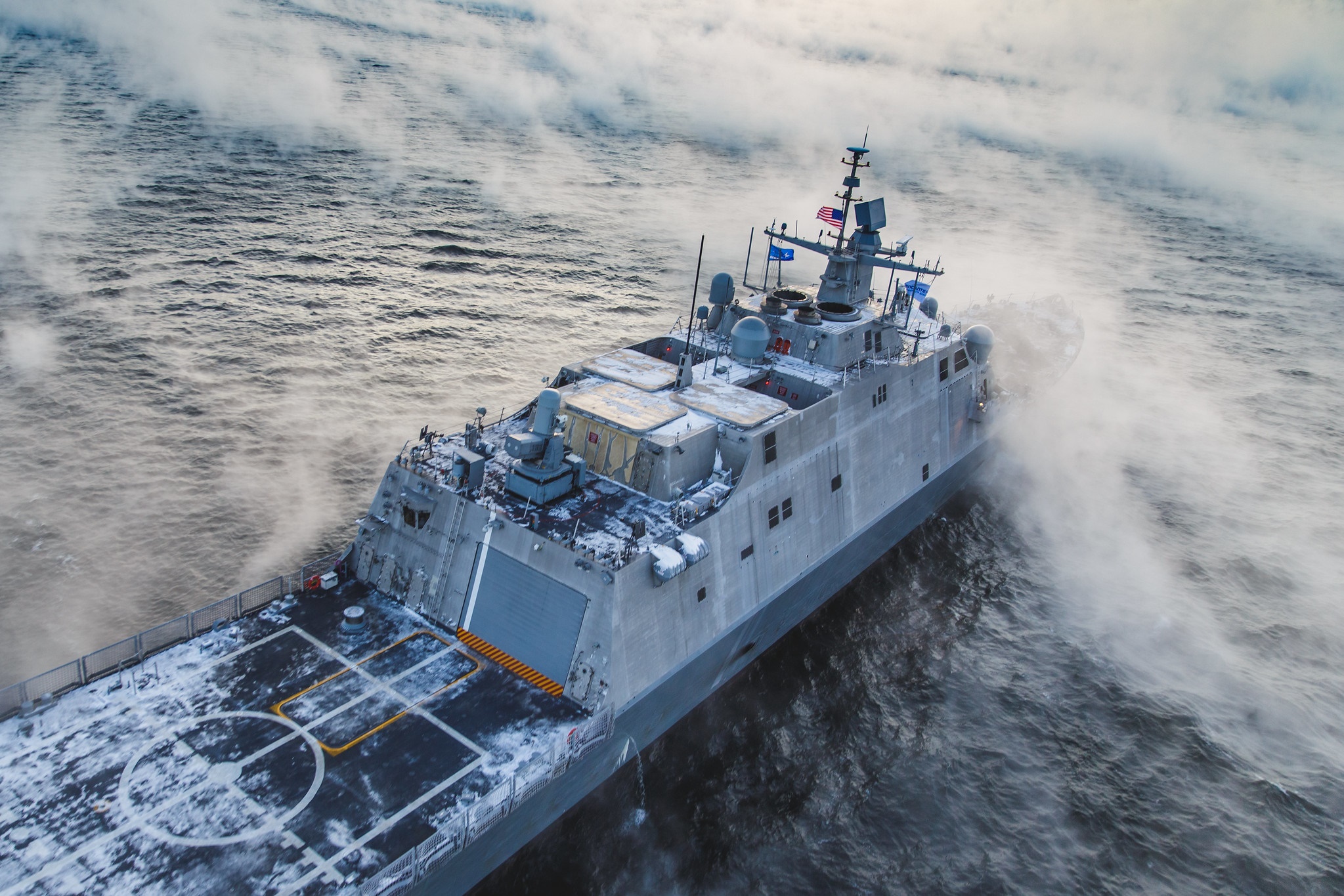 The future USS St. Louis Littoral Combat Ship (LCS) 19 completed Acceptance Trials in Lake Michigan