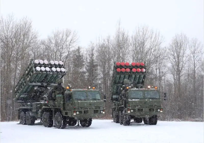 Russian Aerospace Forces Anti-Aircraft Missile System S-350 Vityaz