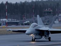 Boeing F/A-18 Super Hornets and an EA-18G Growler