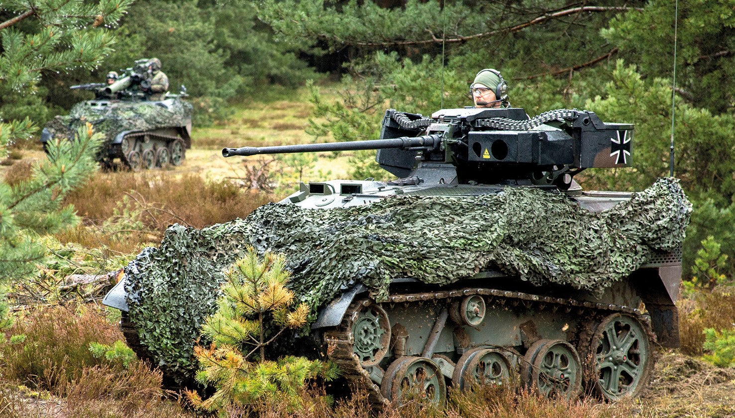 German Army's Wiesel 1 Armoured Weapons Carrier