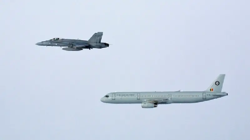 Finnish Air Force Trained Identification Procedures Above Baltic Sea