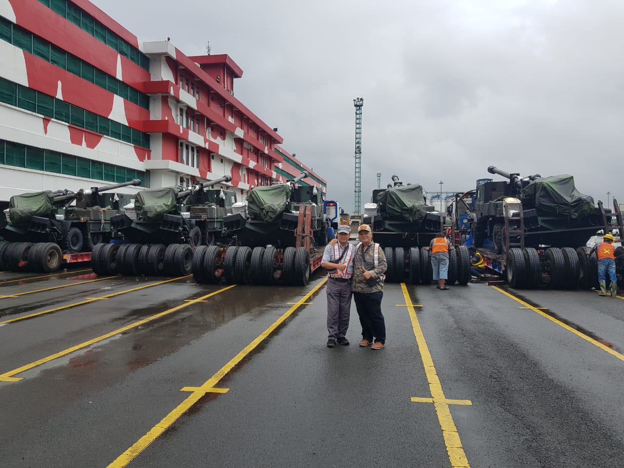 Indonesian Army Receives 12 Nexter CAESAR Self-Propelled Howitzers (Photo IMF)