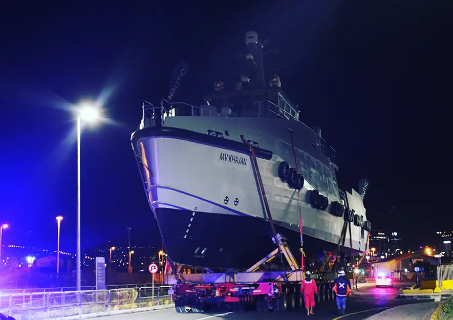 Nautic Africa Launches its Latest Multi Purpose 35m Sentinel Vessel