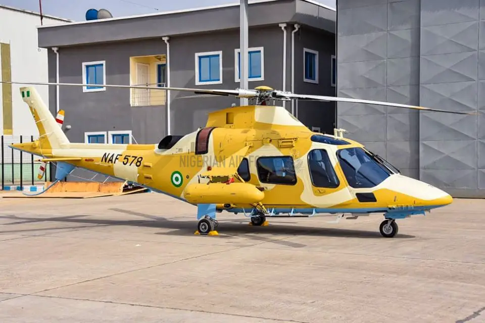 Nigerian Air Force AW109M Helicopter