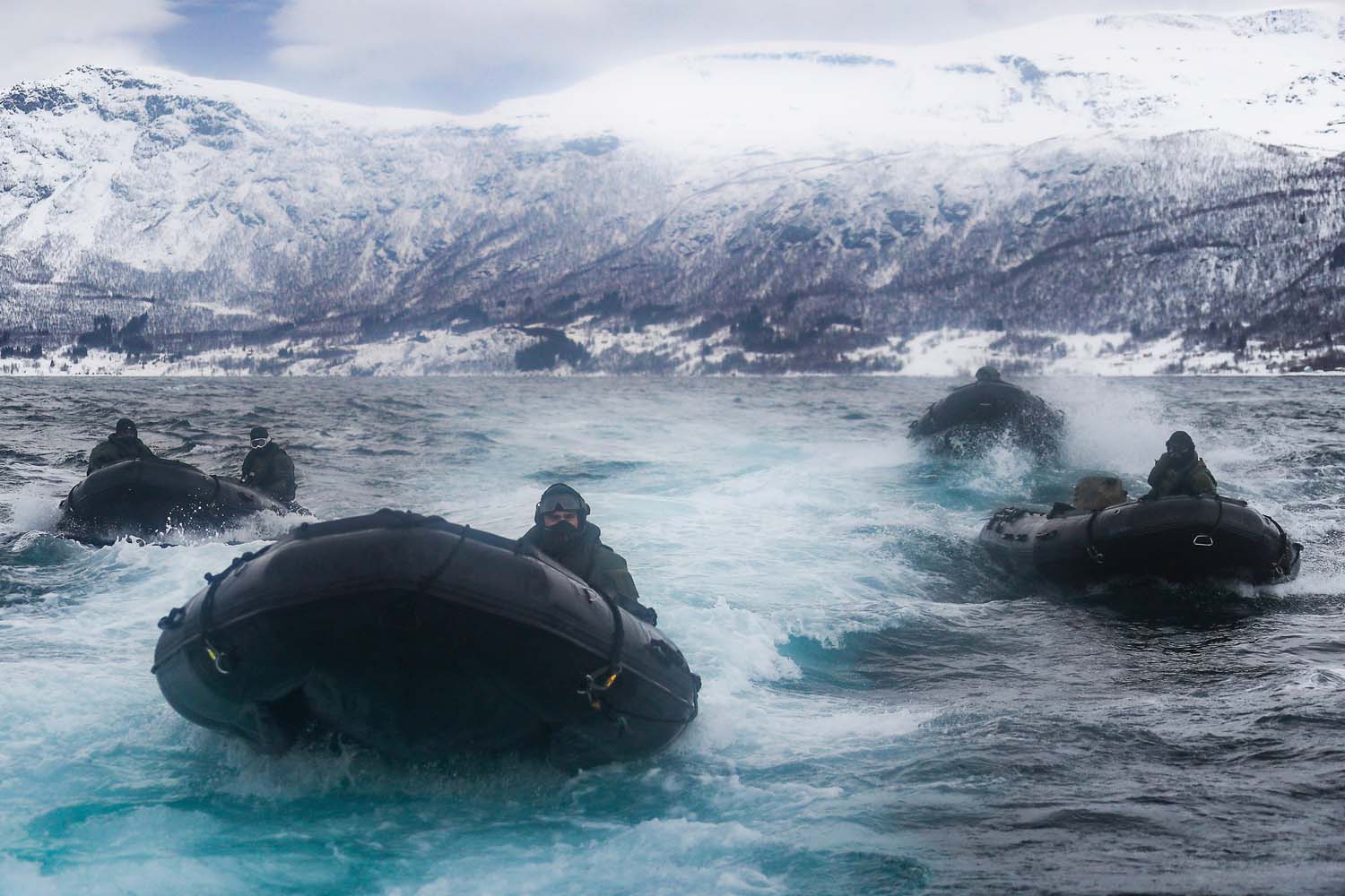 Royal Marines Hit Arctic Coastline on Commando Raids