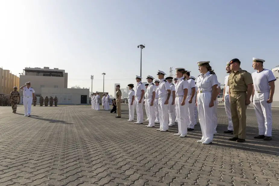 Royal Netherlands Navy HNLMS De Ruyter Patrols Strait of Hormuz