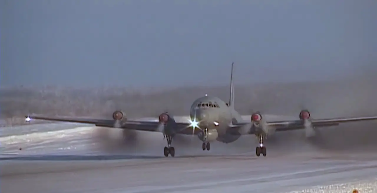 Russian Northern Fleet Il-38 Dolphin Anti-submarine Aircraft Training