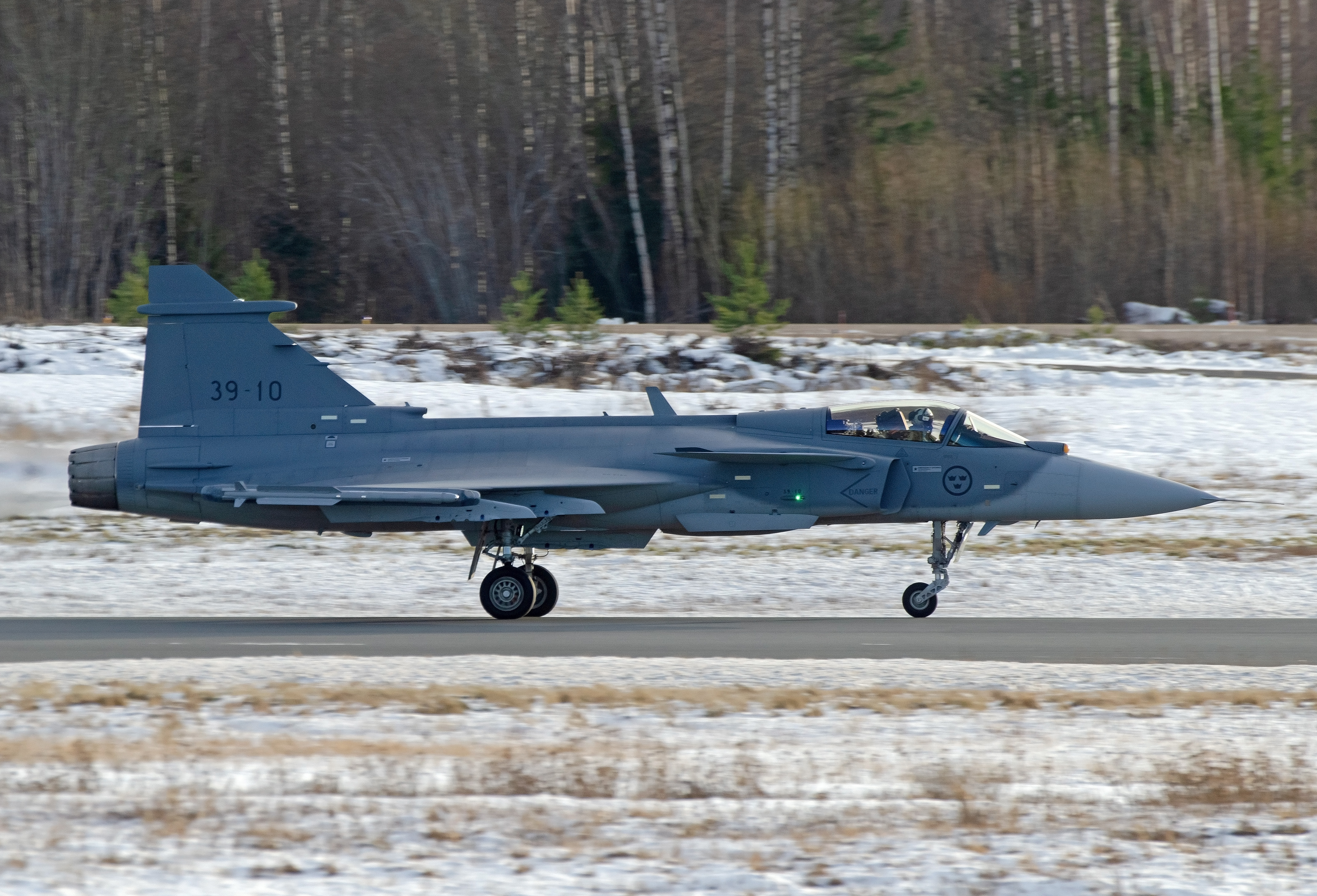 Saab JAS 39 Gripen E multirole fighter aircraft in Finland for the HX Challenge