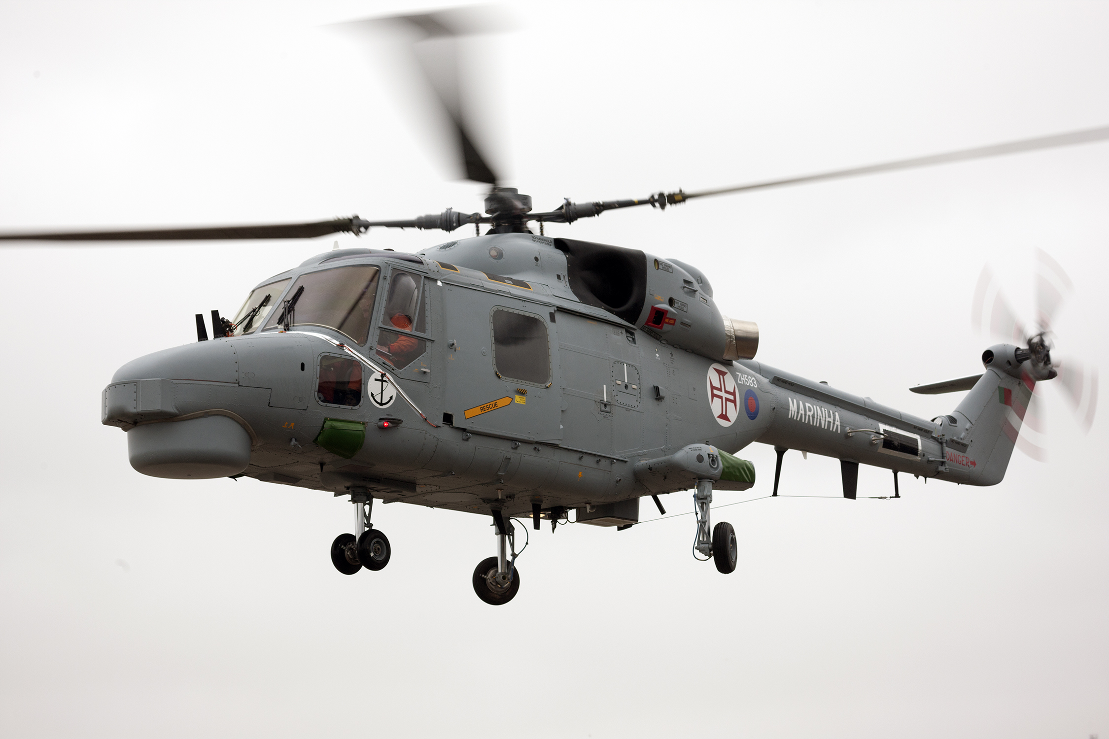 Portuguese Naval Aviation Modernised Super Lynx Mk 95A Shipborne Helicopter