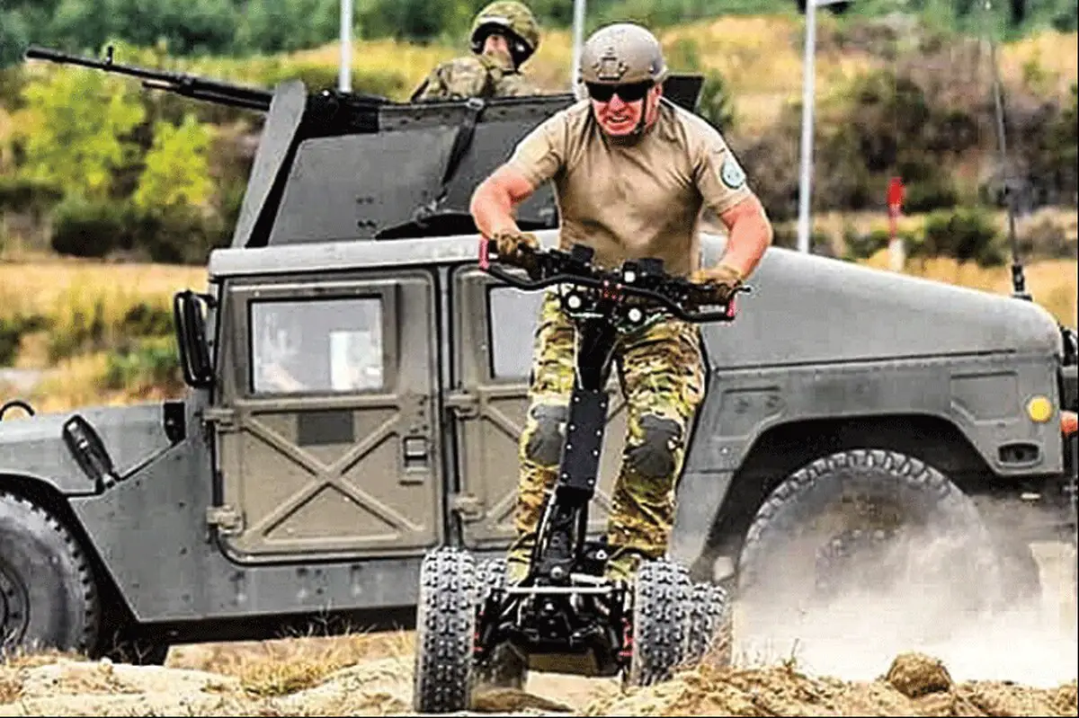 U.S. Army to Test EZRaider Four-wheeled Electric Scooter