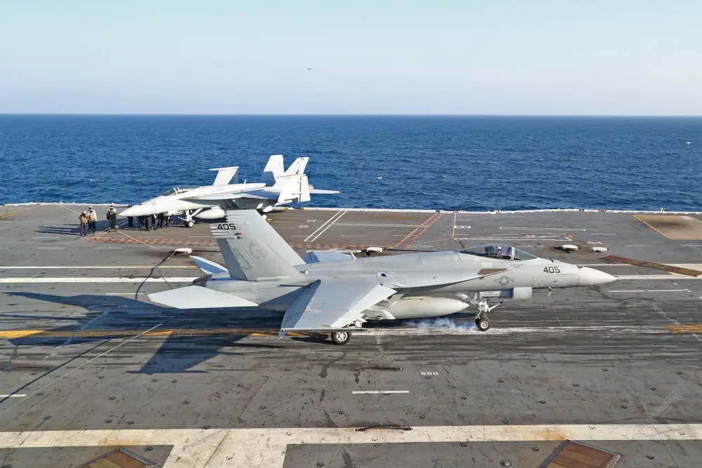 1000th Aircraft Arrestment, Launch on USS Gerald R. Ford