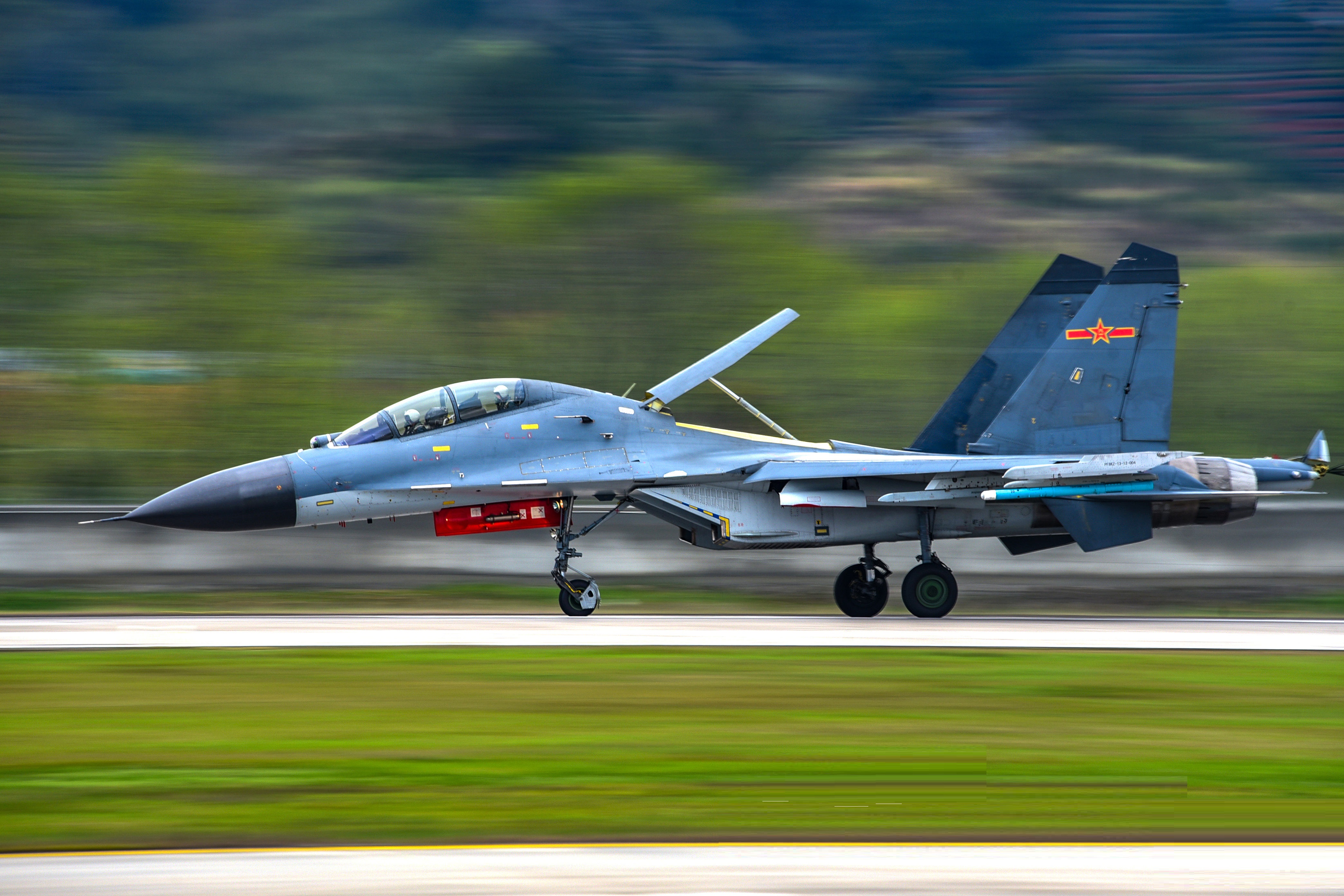 Chinese People's Liberation Army Air Force (PLAAF) Shenyang J-11 Air superiority fighter