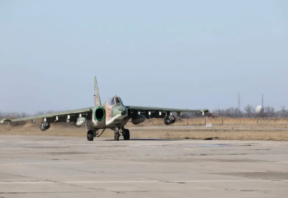 Russian Air Force Sukhoi Su-25SM3 Fighters Test Latest Attack System