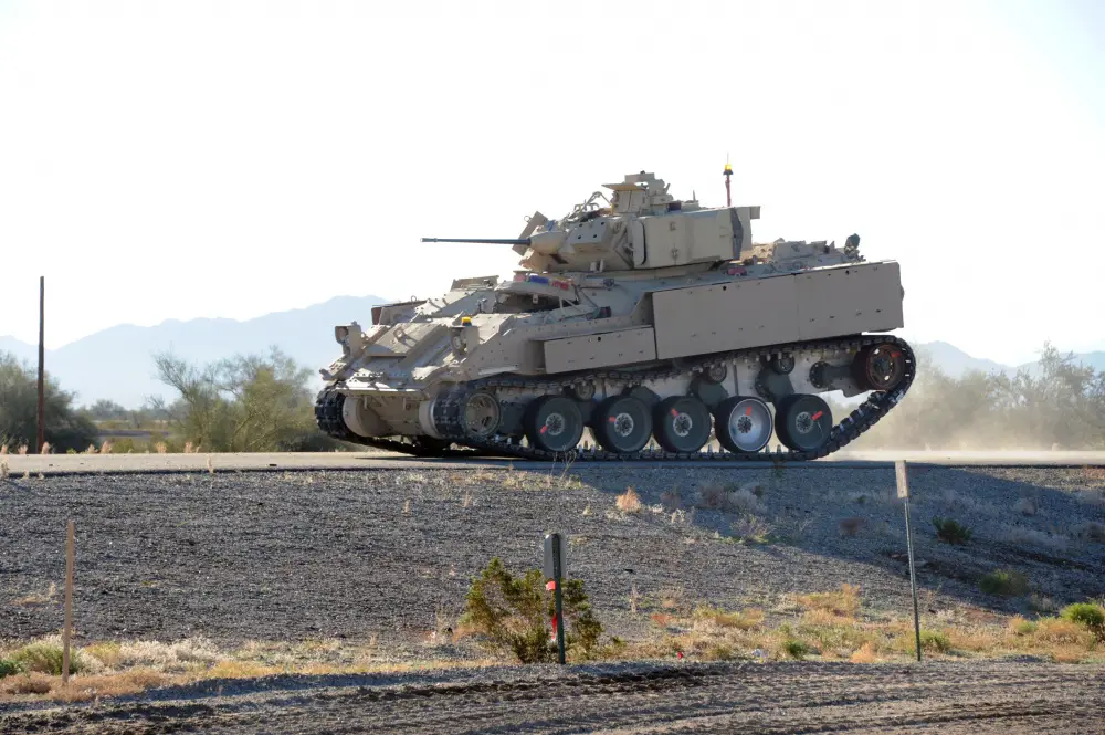 Advanced Running Gear System Tested at U.S. Army Yuma Proving Ground