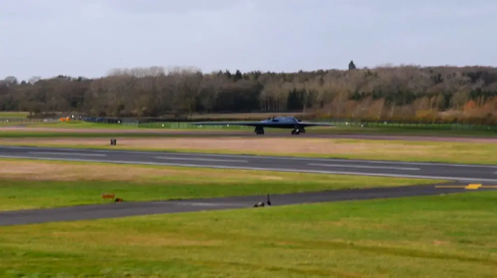 B-2 Spirits arrive at RAF Fairford for Bomber Task Force Europe 2020