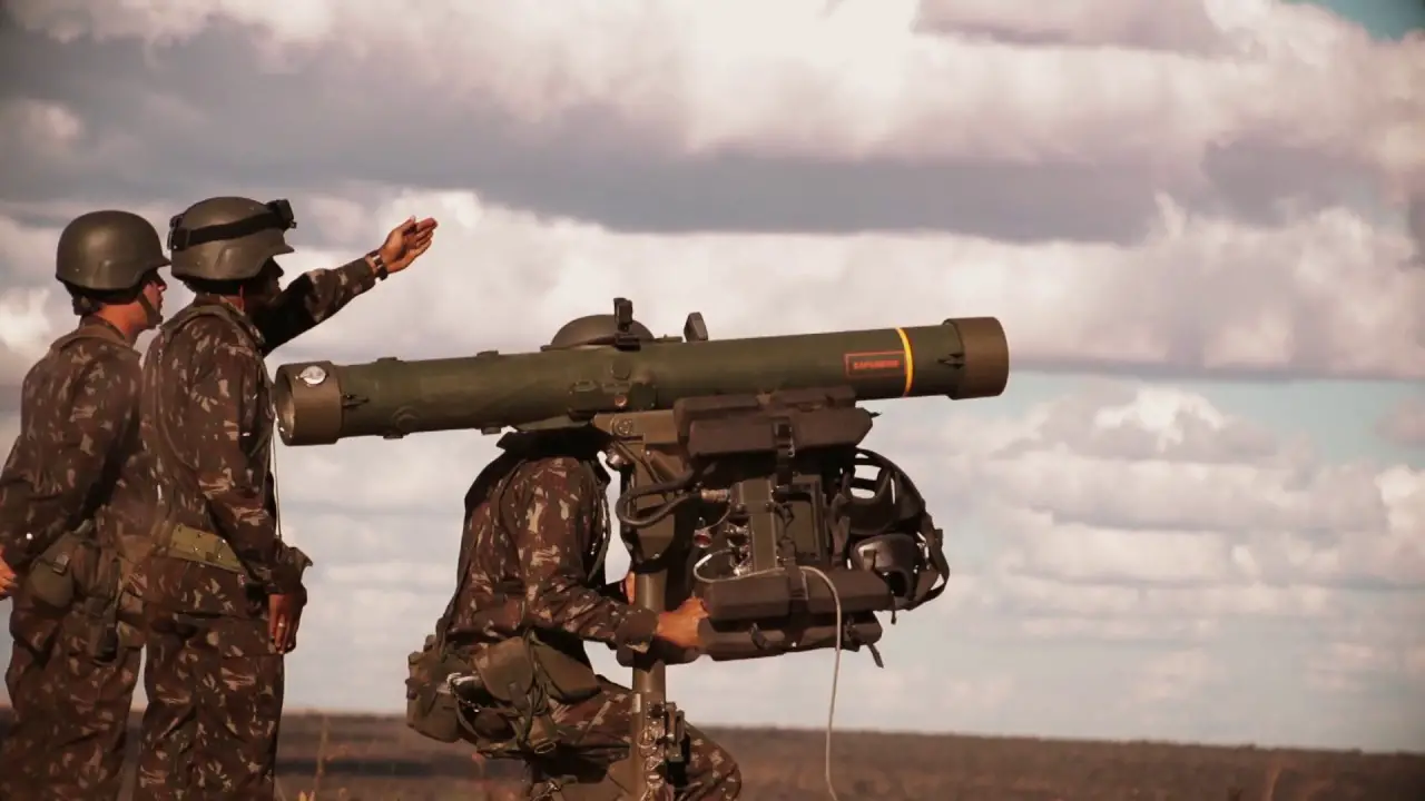 Brazilian Army fires the RBS 70 NG man-portable air defence system