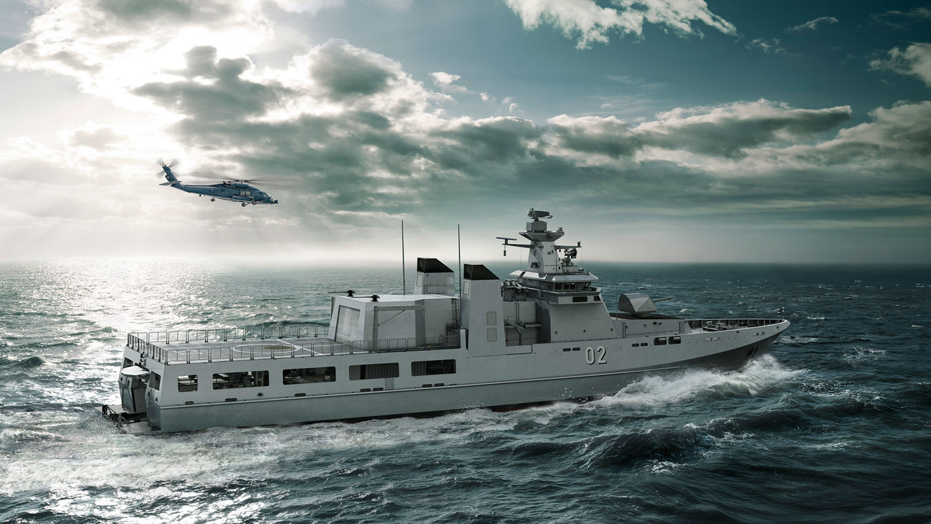 LÃ¼rssen Defence OPV 90 offshore patrol vessels