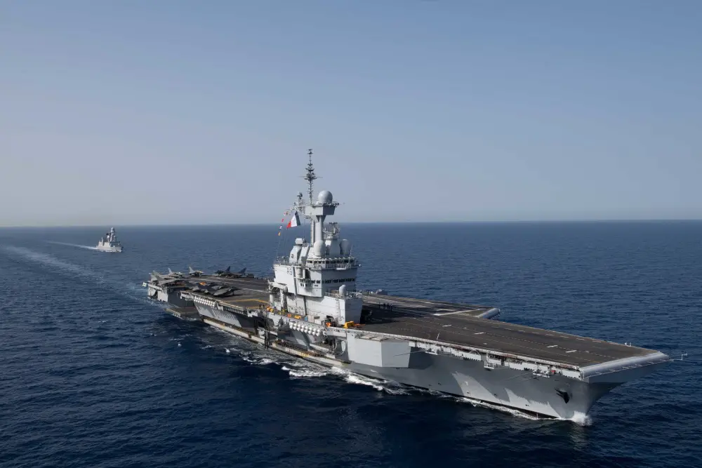 French Navy aircraft carrier FS Charles De Gaulle (R91)