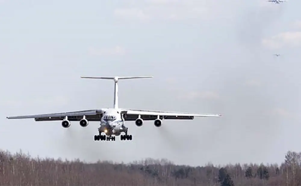 Fifteenth Russian Ilyushin Il-76 Delivers Medical Equipment to Italy