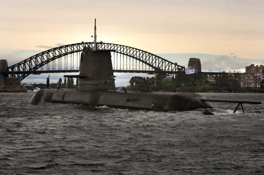 Royal Australian Navy HMAS Dechaineux Collins class submarines