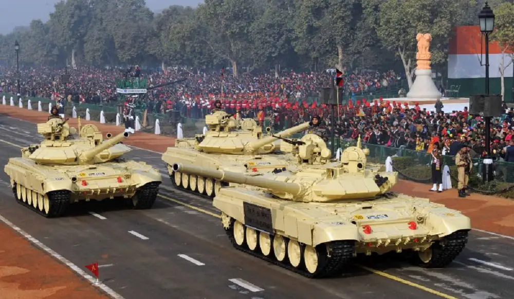 Indian Army T-90S Bhishma Main Battle Tanks