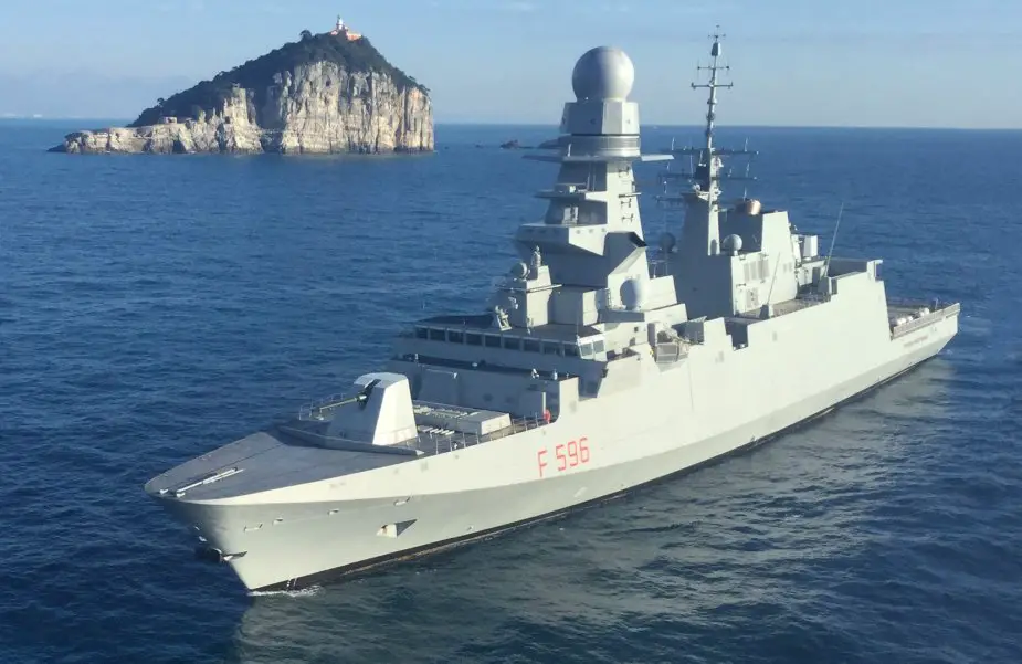 Italian Navy Frigate Martinengo Test Fires ASTER 30 Missile