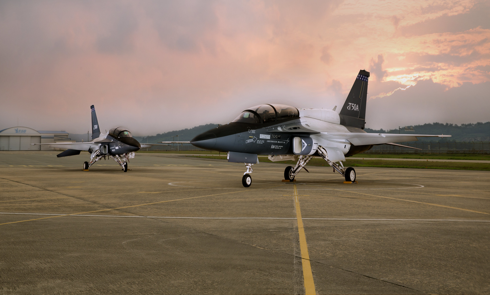 Lockheed Martin and KAI T-50A Trainer Jets