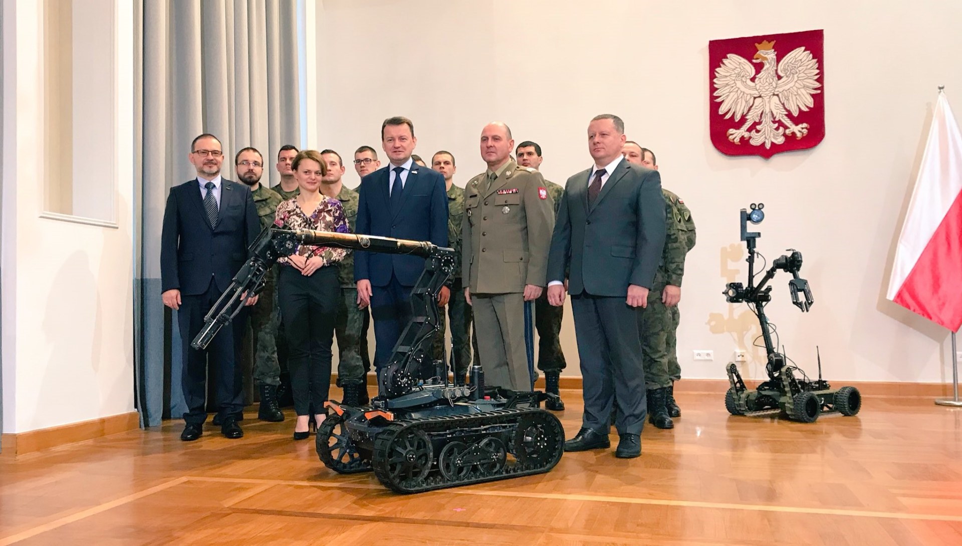 Åukasiewicz-PIAP Institute Robot Patrolowo PrzenoÅ›ny (RPP) 1806 engineer unmanned ground vehicle (UGV)