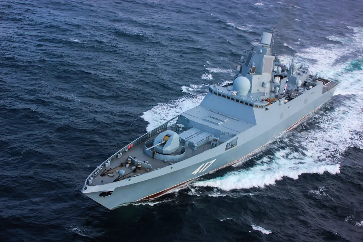 Russian Navy Frigate Admiral Gorshkov Tested Zircon Hypersonic Missile