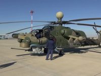 Russian Southern Military District Mil Mi-28UB Combat Training Helicopter