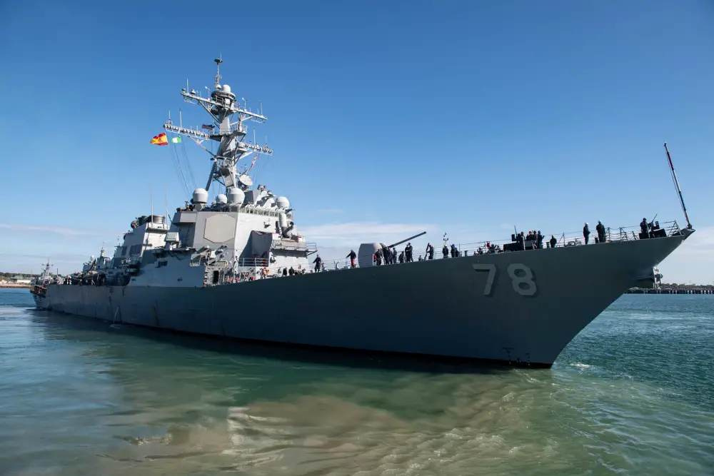 Two U.S. Navy Destroyers Deploy as U.S. 6th Fleet Remains Vigilant