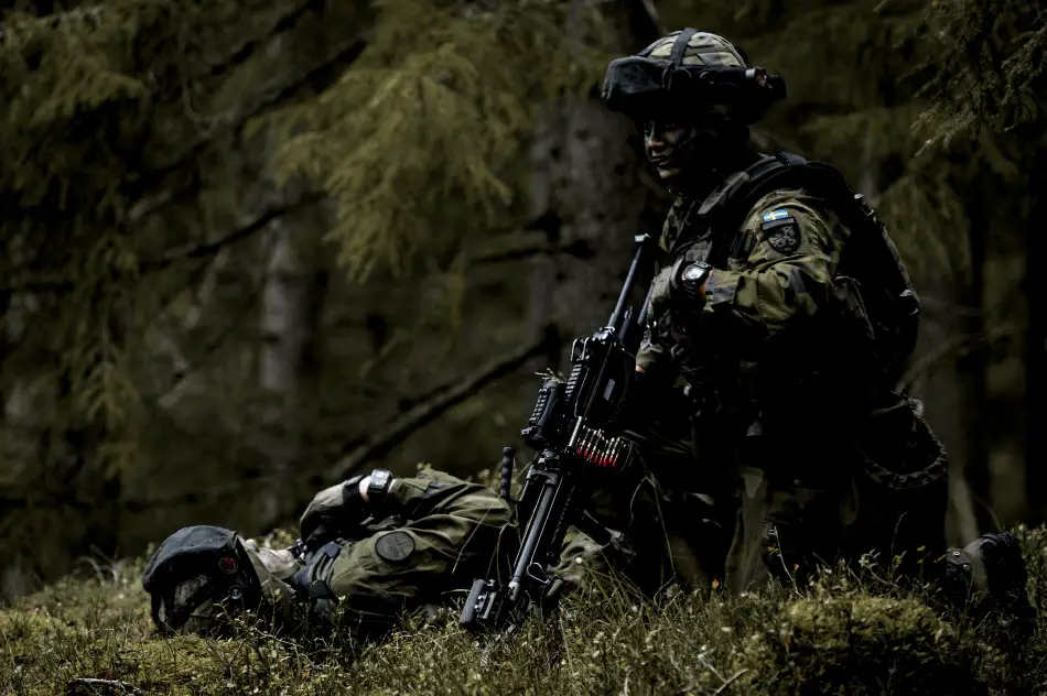 Swedish Armed Forces Exercise Aurora 17