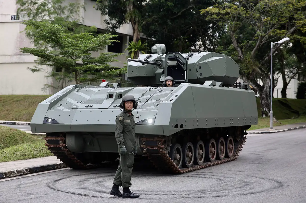 Hunter Armoured Fighting Vehicle (Photo : Singapore Armed Forces)