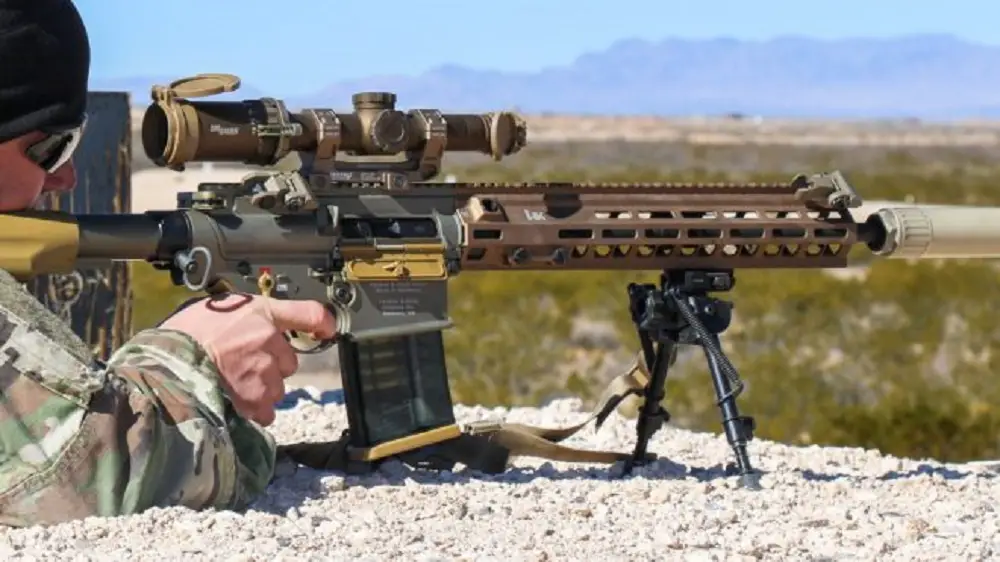 US Army M110A1 Squad Designated Marksman Rifle