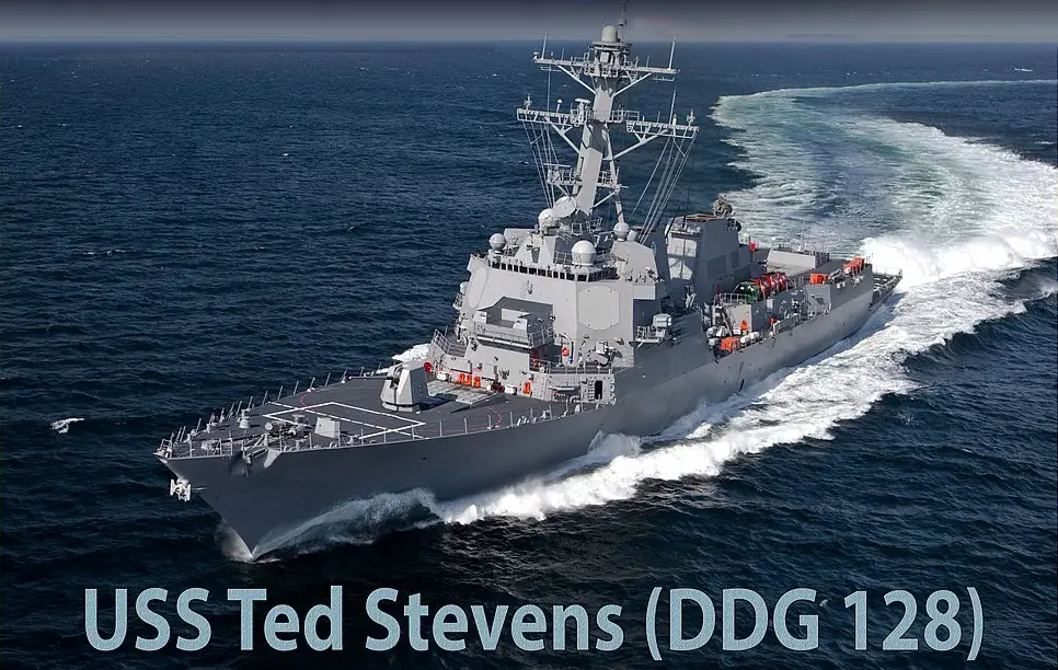Huntington Ingalls Industries Begins Fabrication of Destroyer Ted Stevens (DDG 128)
