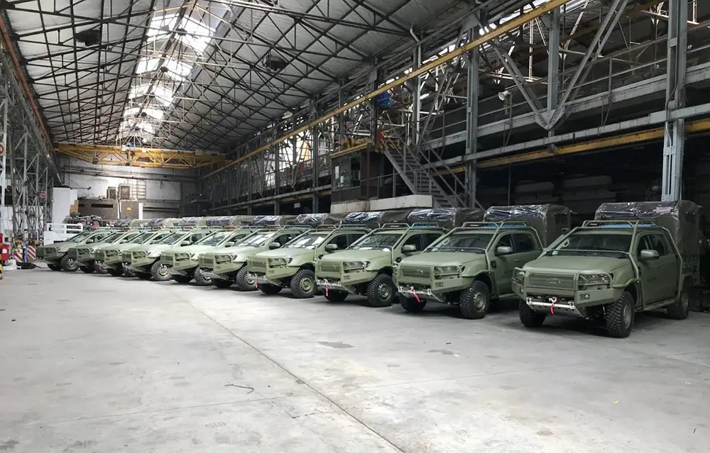 Argentine Army Receives New Pick-up Trucks