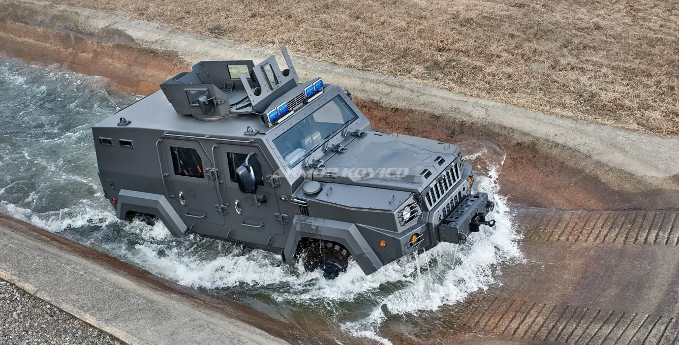 Armor Kovico KMPV 4x4 wheel armored vehicle