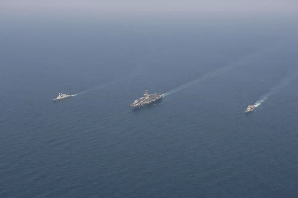 Eisenhower Strike Group Participates in Interoperability Exercises with French Navy