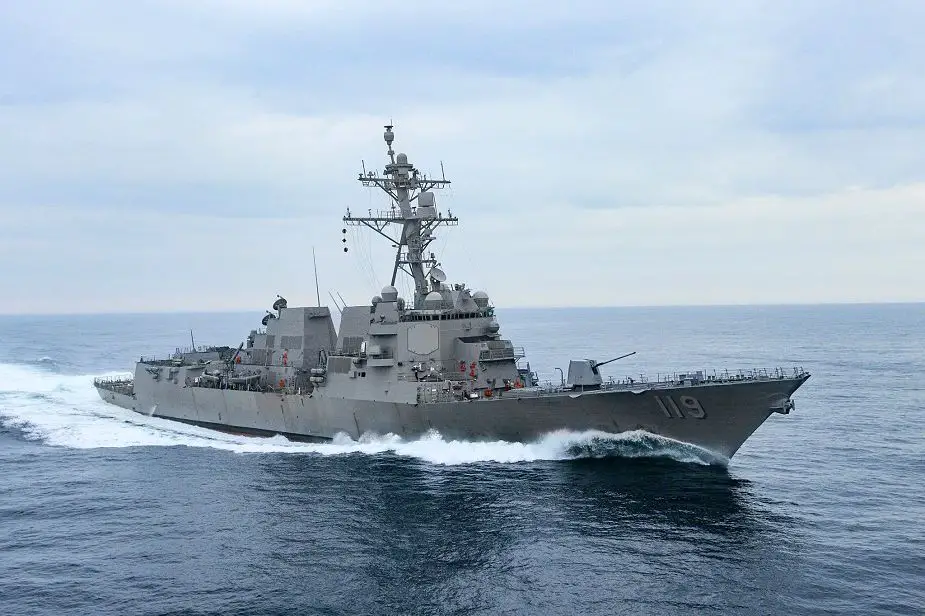 US Navy Arleigh Burke-class guided missile destroyer USS Delbert D. Black (DDG 119)