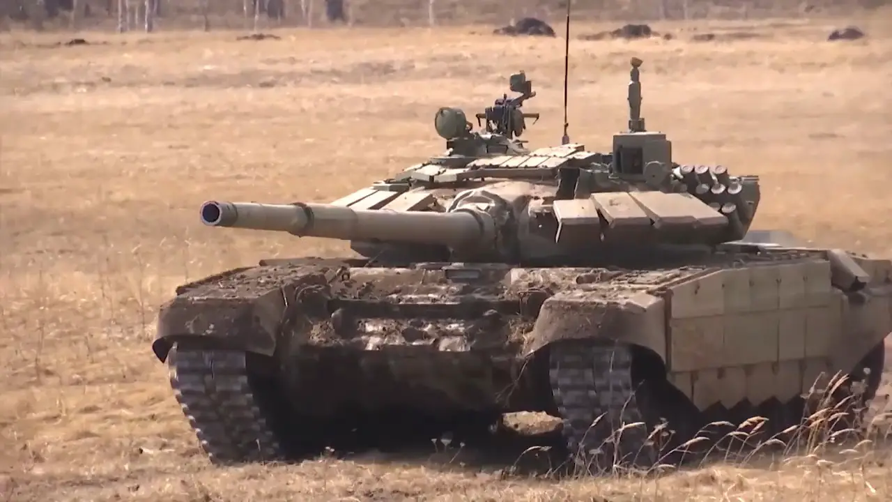 Newly Upgraded T-72B3M Main Battle Tank in Action