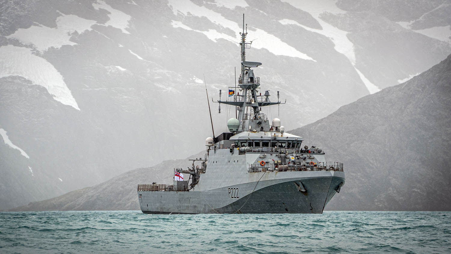 Royal Navy HMS Forth Patrol Ship Debuts in South Georgia