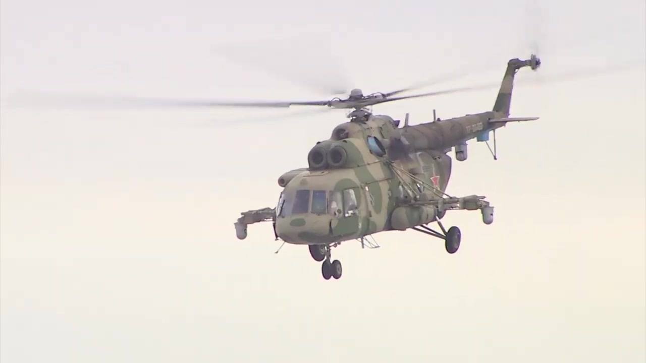 Russian Army Aviation Mil Mi-8MTV-5 attack helicopter