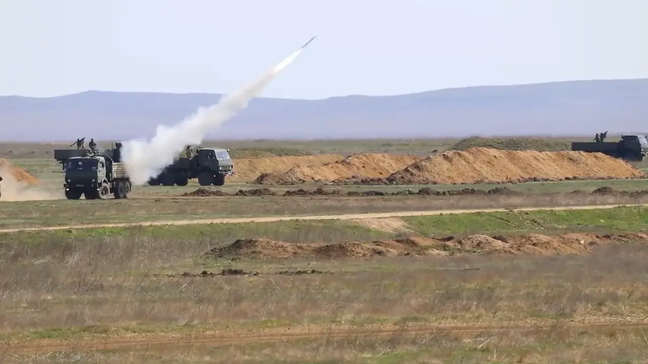 Russian Black Sea Fleet Anti Defense Conducted Missile Firing in Crimea