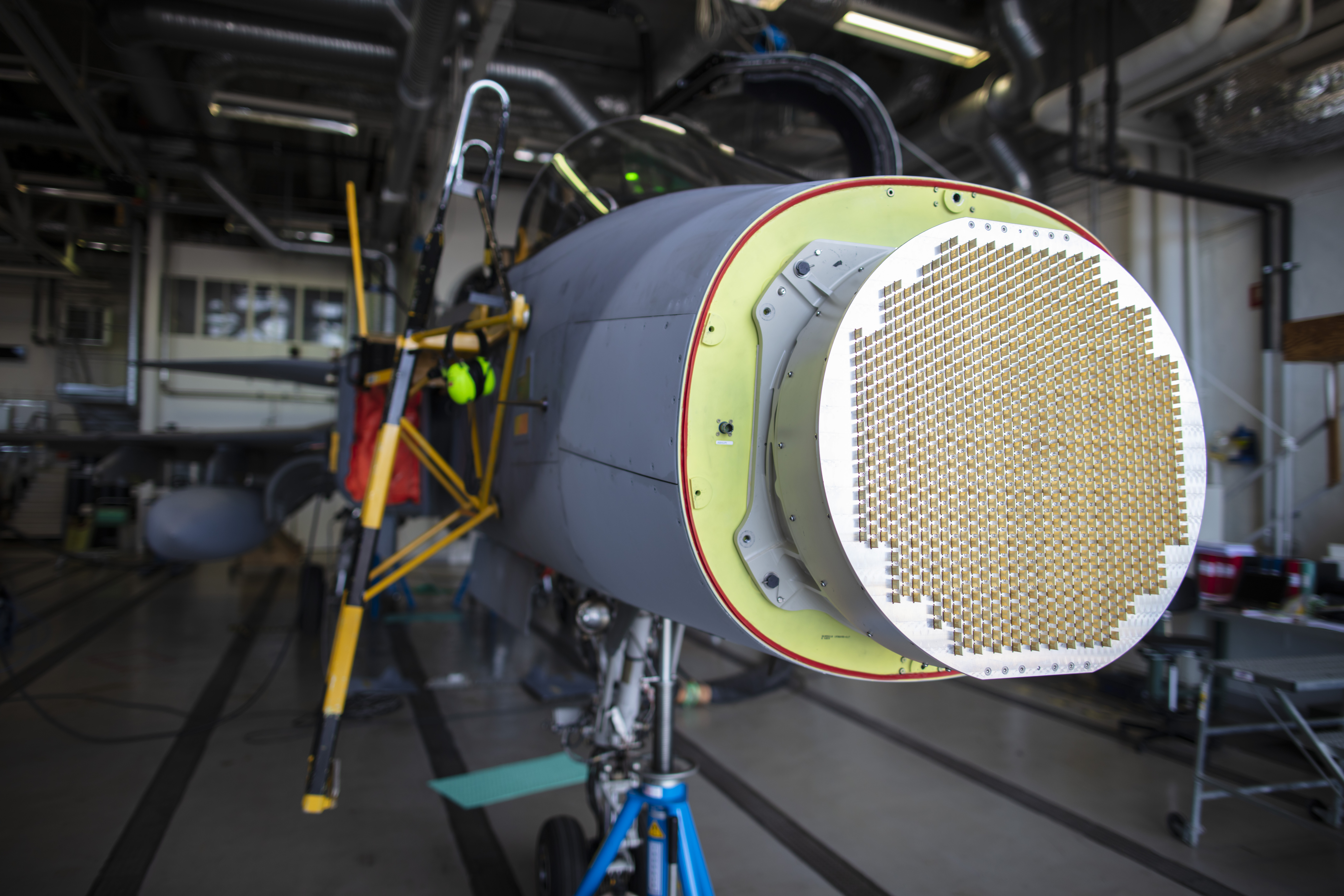 The AESA radar can be offered as an upgrade for existing Gripens, and is distinct from the Leonardo radar fitted to Gripen E. 