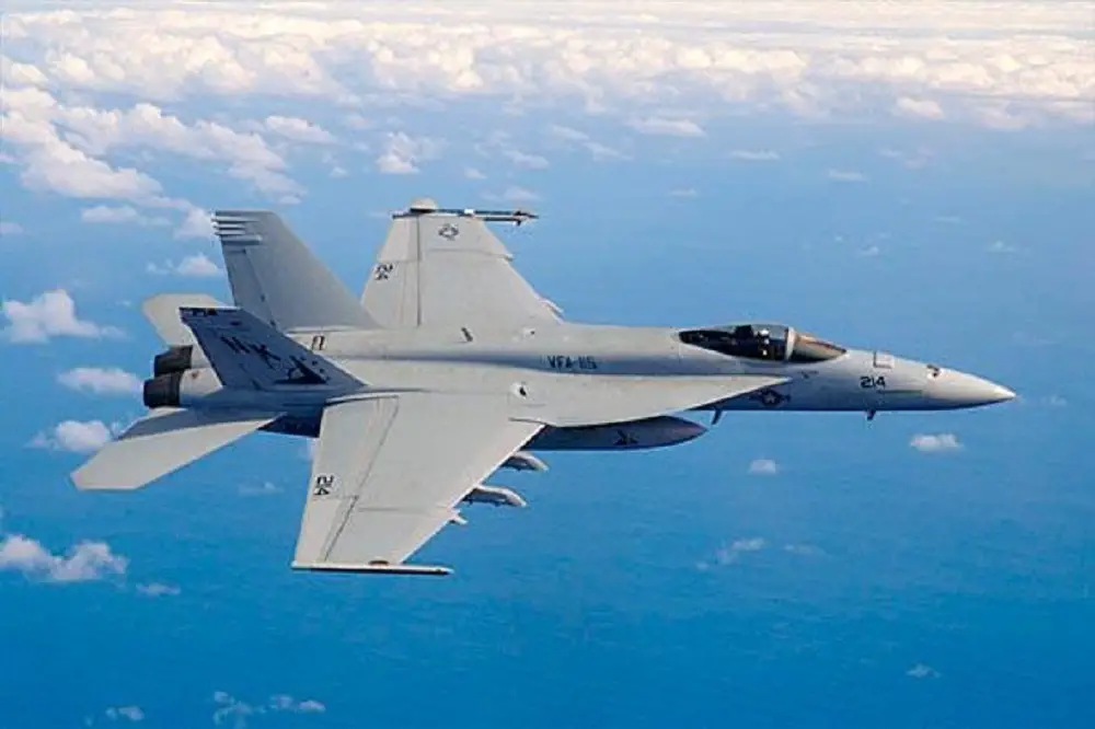 A Block II Super Hornet in flight; the aircraft has been commonly referred to as the U.S. Navy's multi-mission capable workhorse for the past 15 years. (U.S. Navy Photo)
