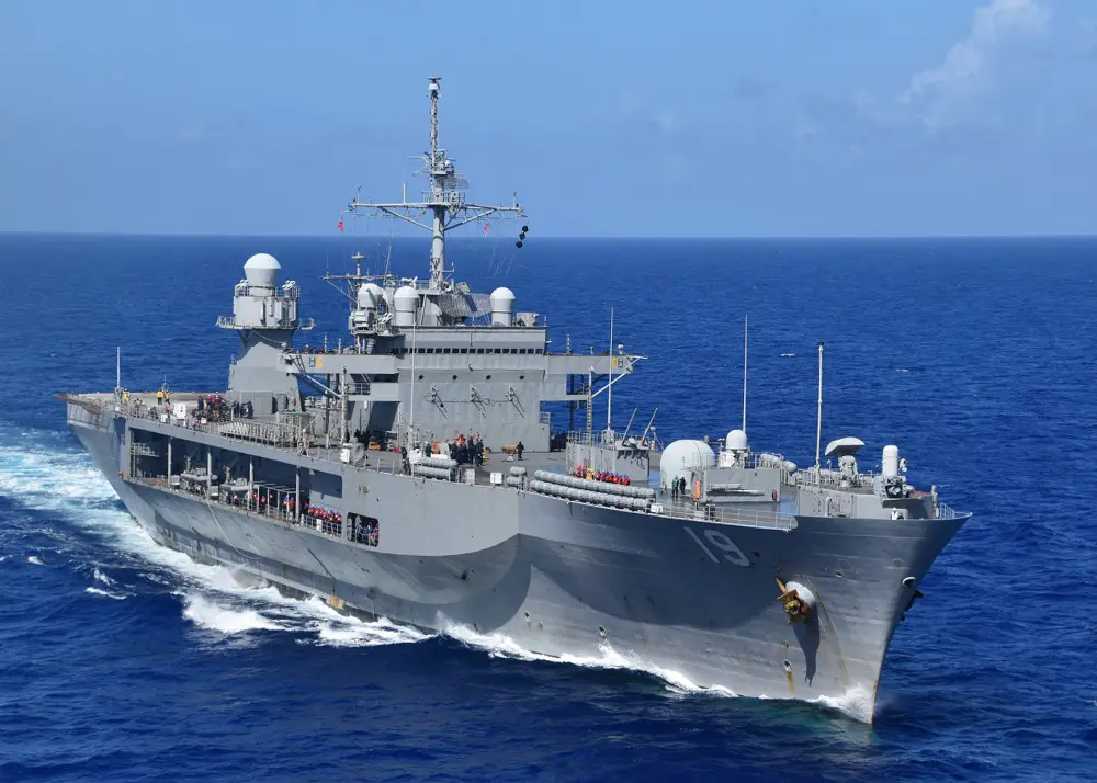USNS Richard E. Byrd Conducts Replenishment-at-Sea with USS Blue Ridge