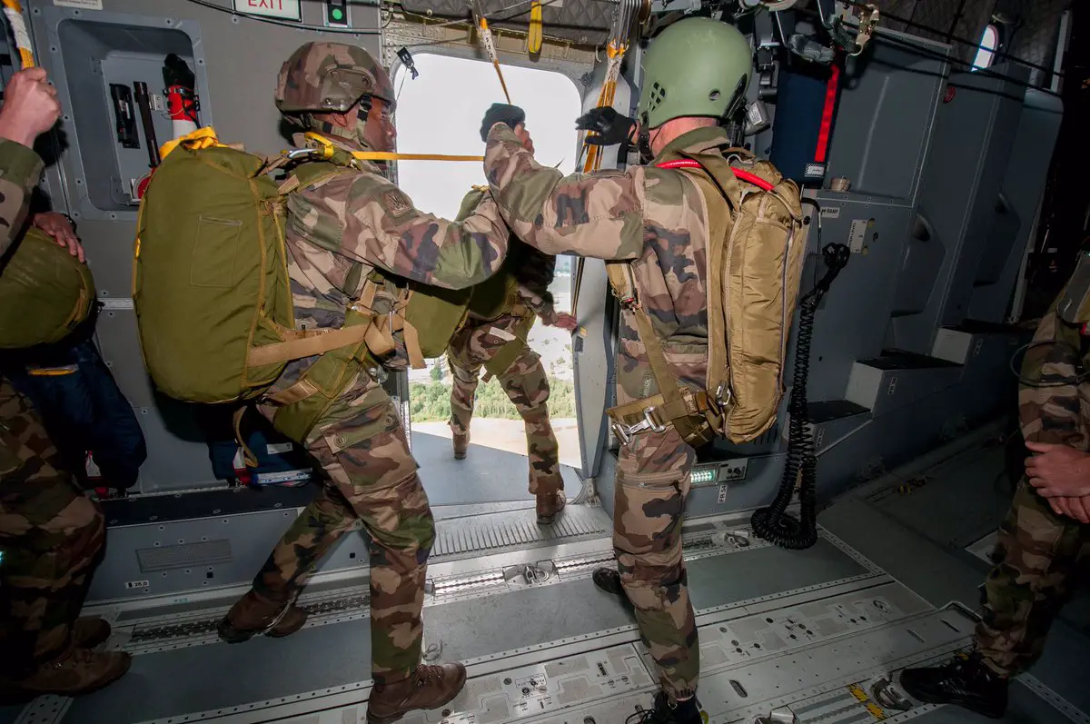 French Air Force A400M Cleared to Drop Paratroopers Through Side Doors