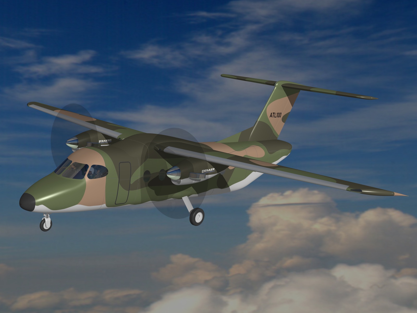 Brazilian Desaer and Brazilian CEiiA to Develop ATL-100 Light Transport Aircraft