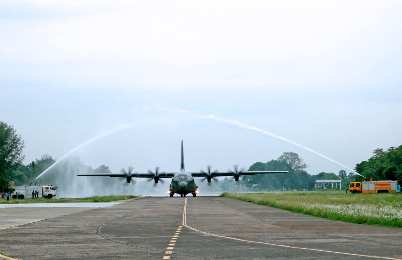Bangladesh Air Force Receives 2nd C-130J Super Hercules Transport Aircraft