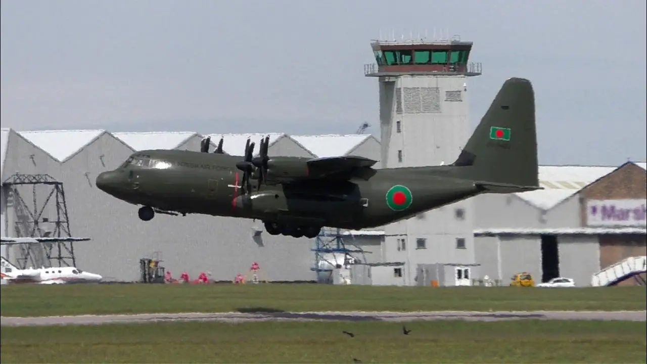 Bangladesh Air Force Receives 2nd C-130J Super Hercules Transport Aircraft